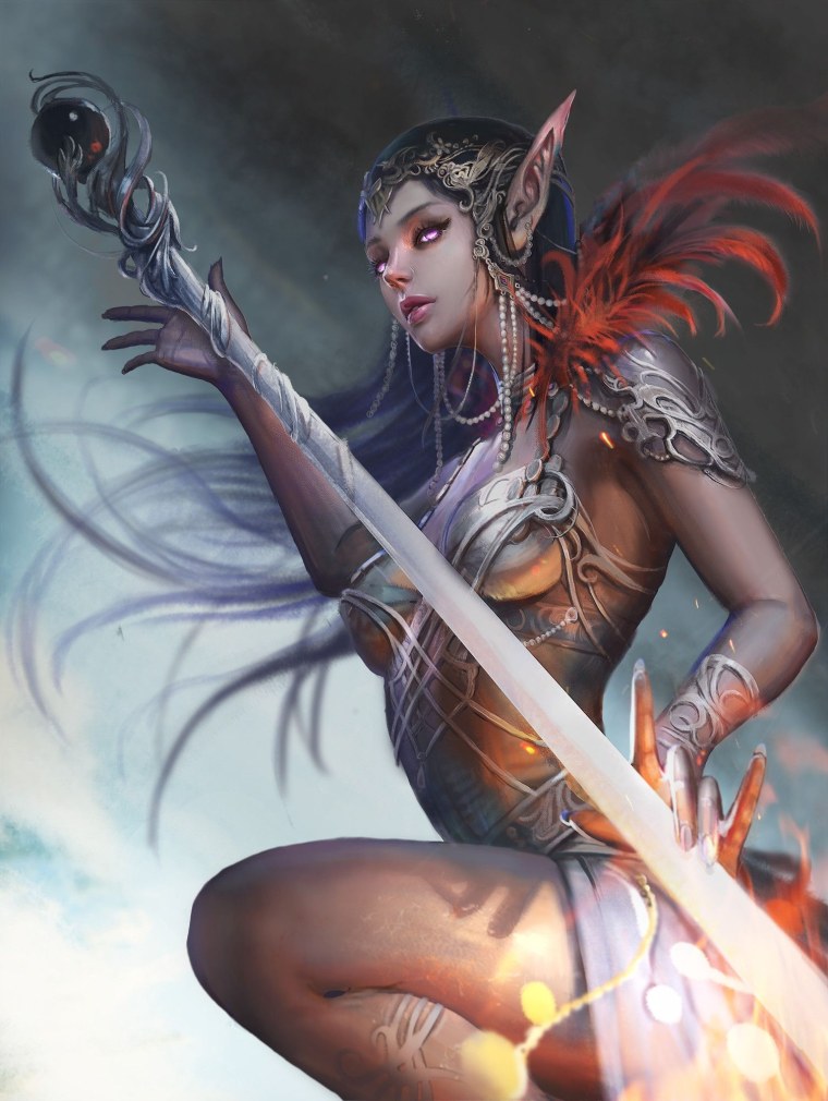 Девушки воительницы