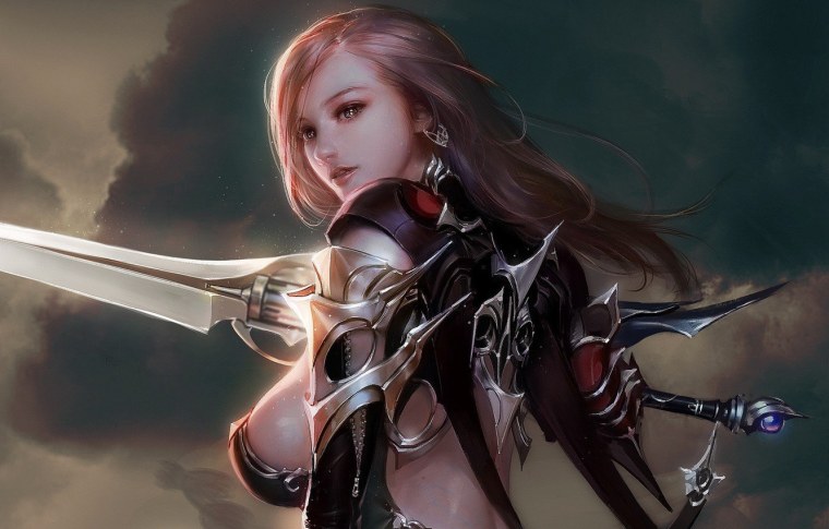 Аниме девушки воительницы