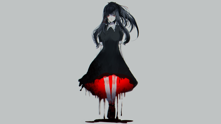 Кровавое аниме на рабочий стол
