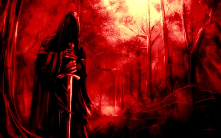 Кроваво Алые волосы