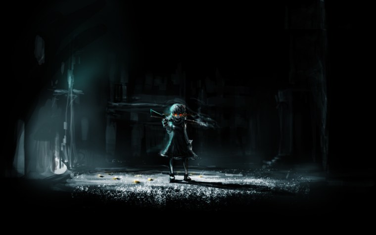 Аниме девочки темные