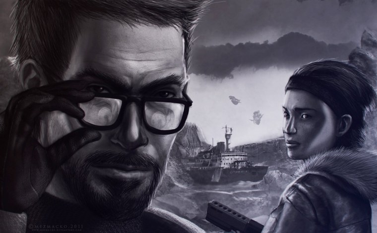 Half Life 2 Гордон Фримен арт