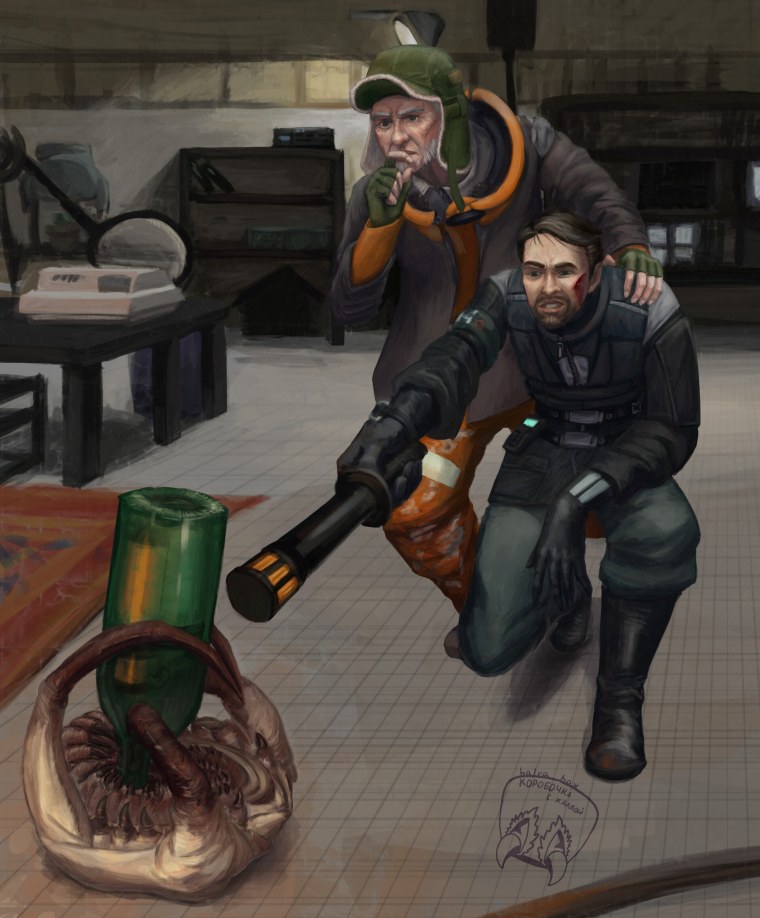 Отец Григорий half Life 2 арт