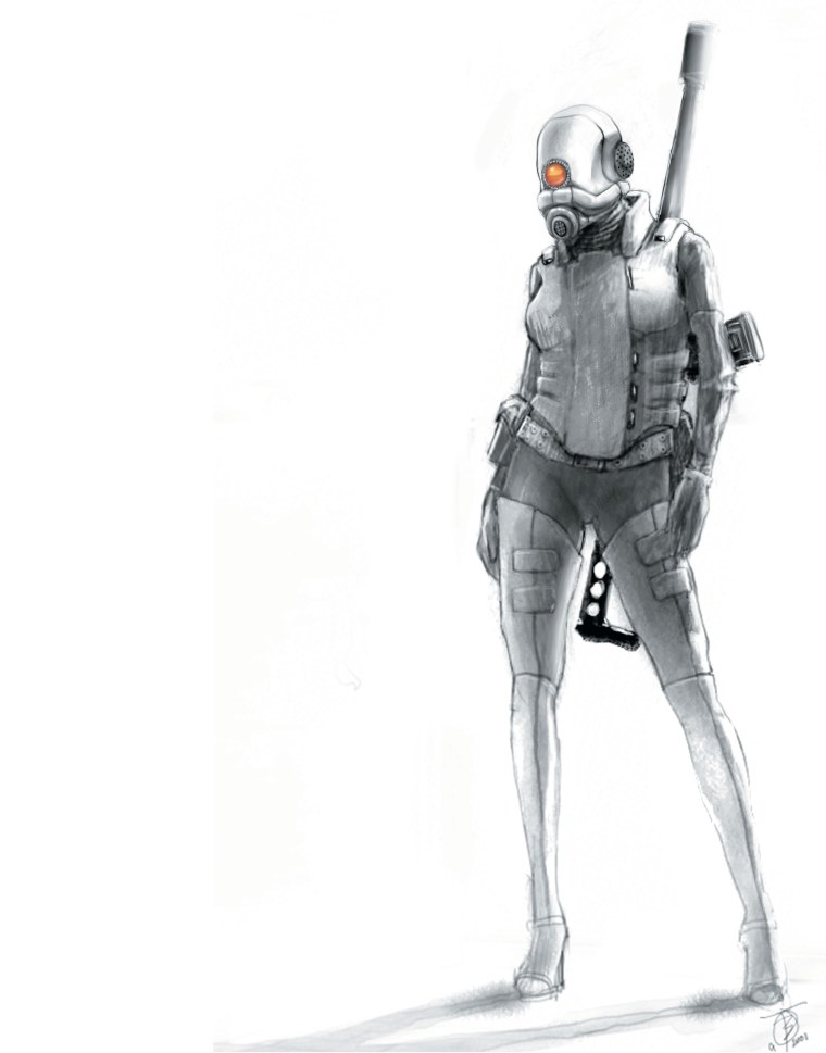 Комбайн девушка half Life 2