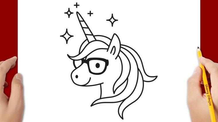 Рисунки для рисования Единороги милые