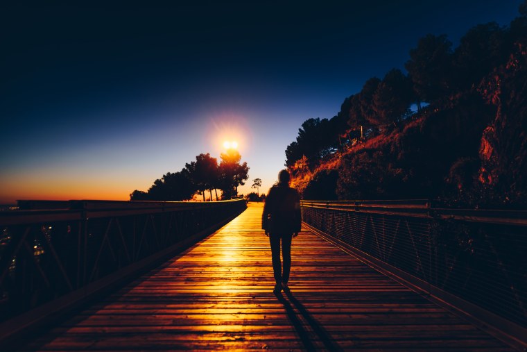 Закат одиночество