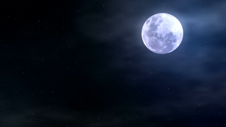 Небо с луной для фотошопа