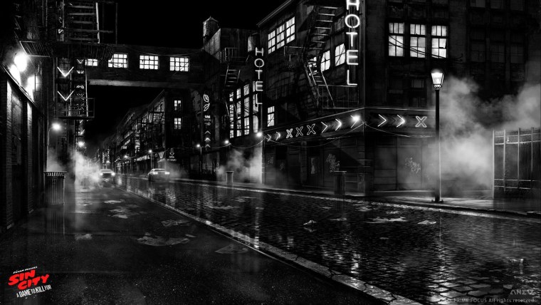 Неонуар город грехов