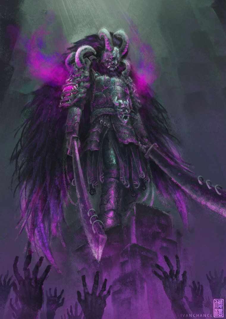 Фиолетовый воин