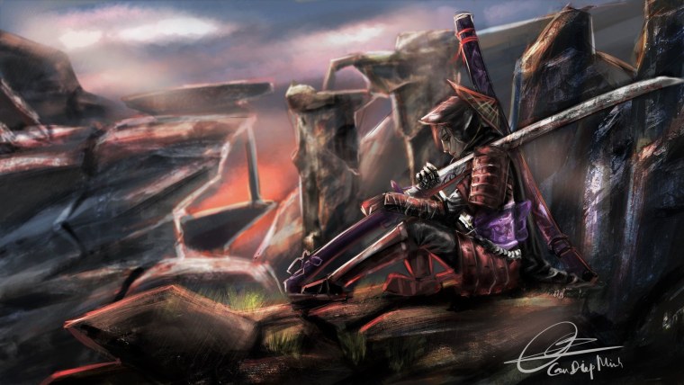 Самурай Ронин арт