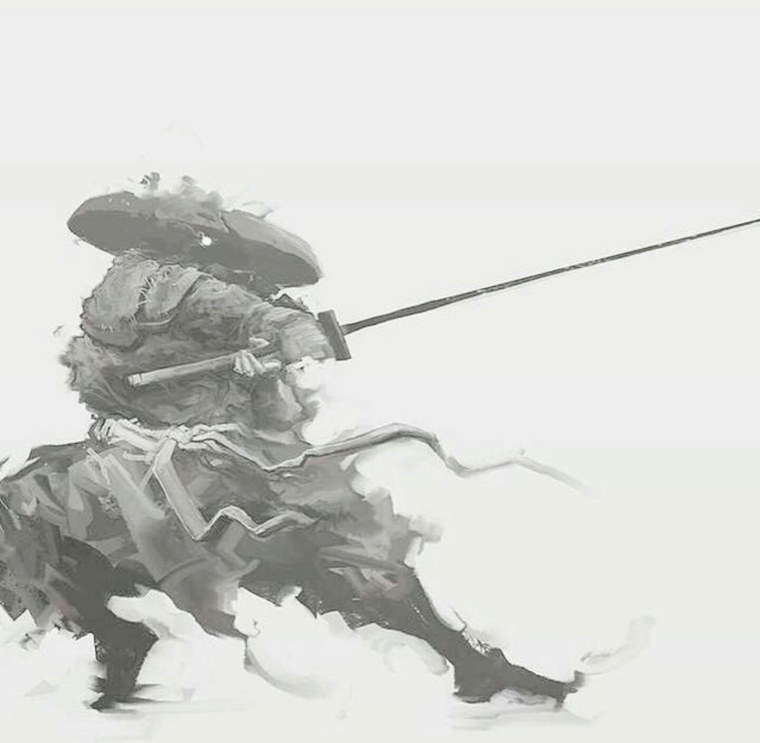 Самурай Ронин арт