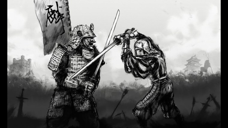 Граффити Самурай