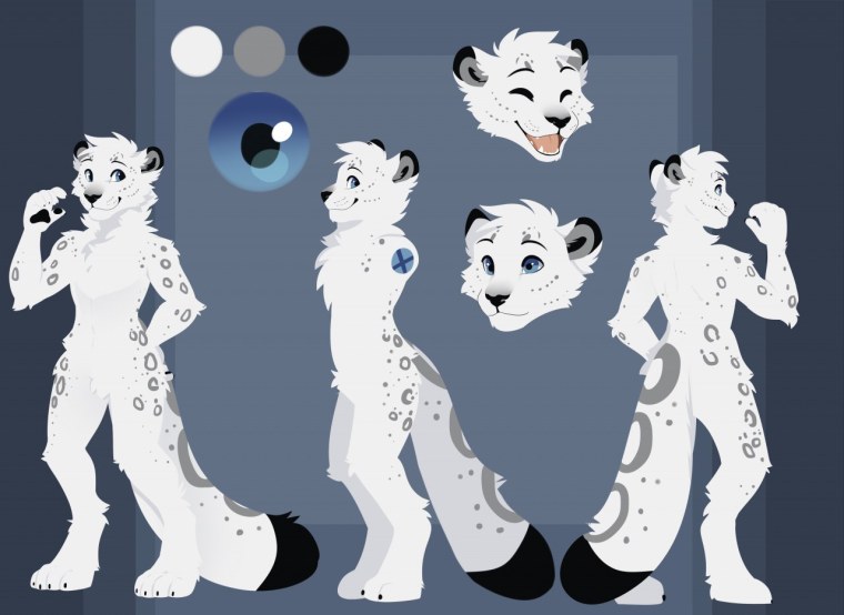 Лайн фурри снежный Барс