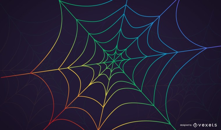 Разноцветная паутина