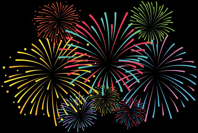 Салют рисунок