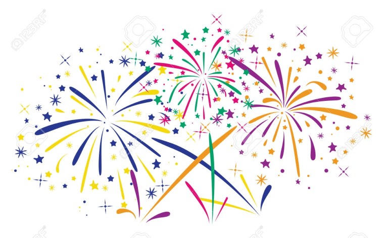 Салют рисунок