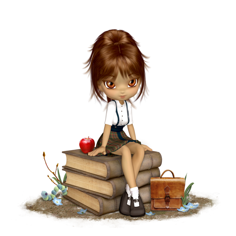 Мультяшная девочка