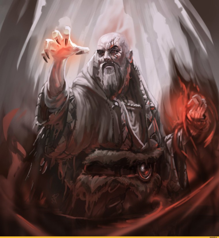 Монах+некромант DND