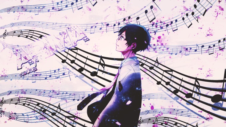 Эстетичные аниме твоя Апрельская ложь