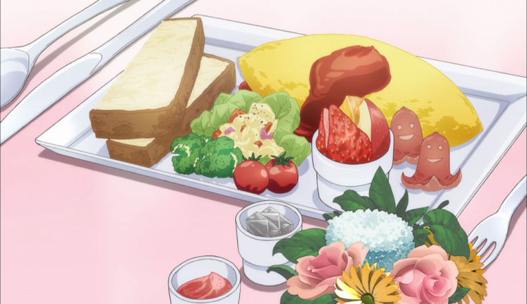 Аниме еда завтрак