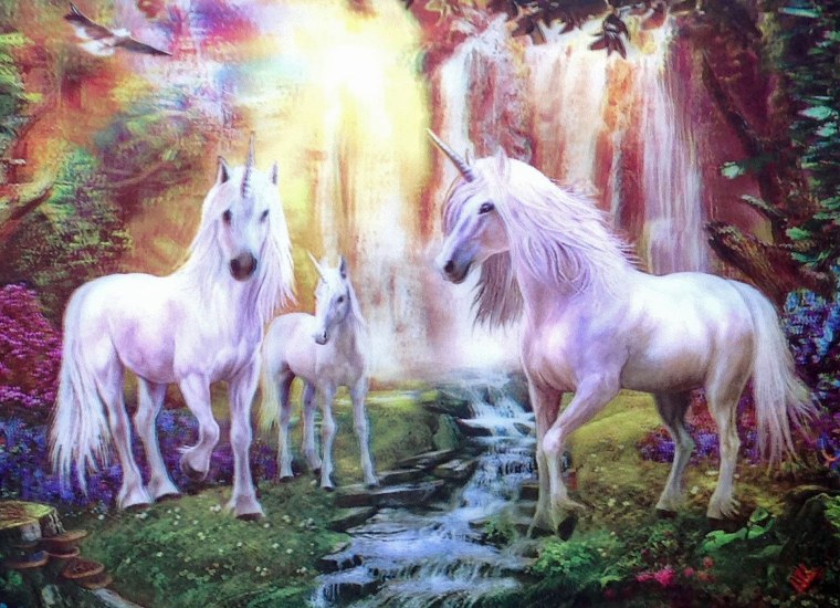 Картинки для срисовки Единорог