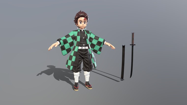 Тандзиро Камадо рост