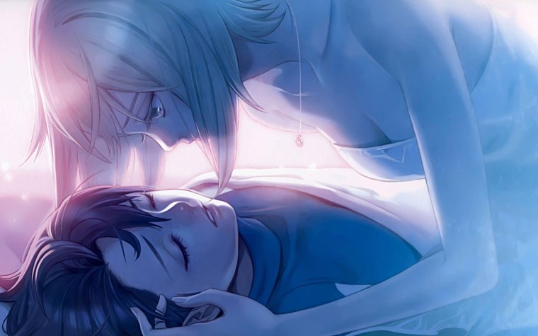 Поцелуй перед сном аниме