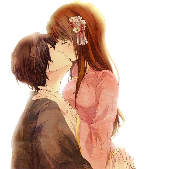 Аниме объятия