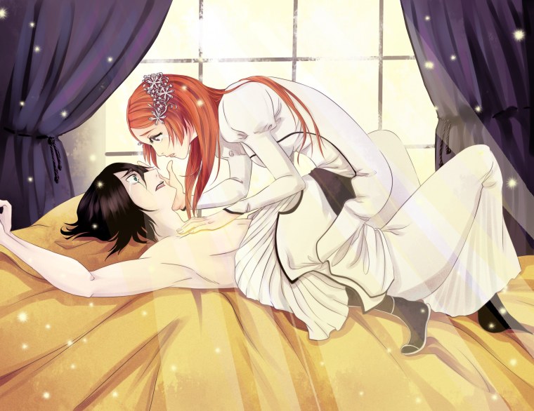 Орихиме и Улькиорра любовь 18