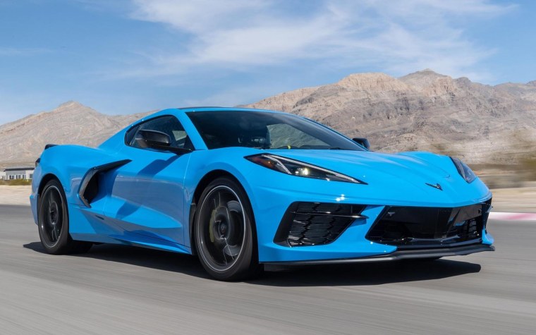 Chevrolet Corvette c8 чёрная