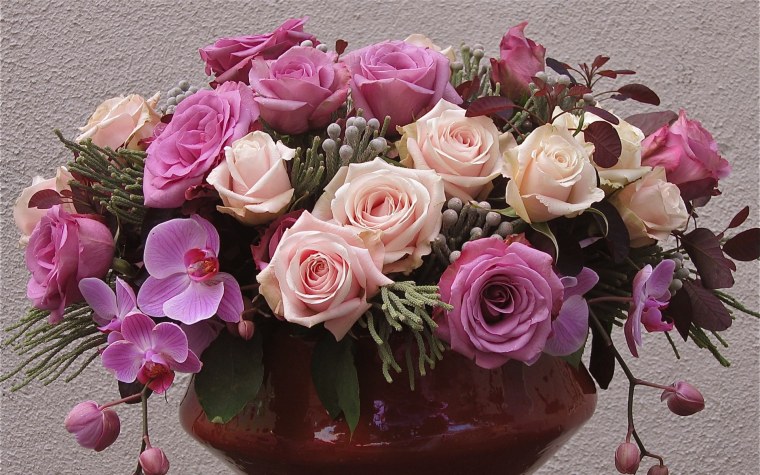 Огромный букет