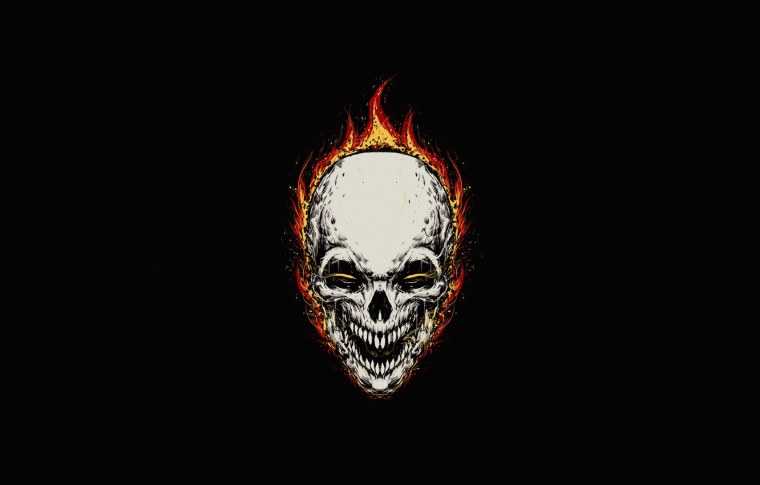 Огненный череп ДНД