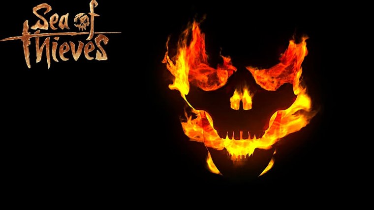 Горящий череп