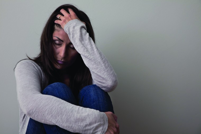 Страдающая женщина