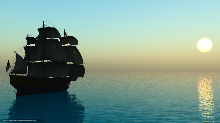 Корабль отплывает