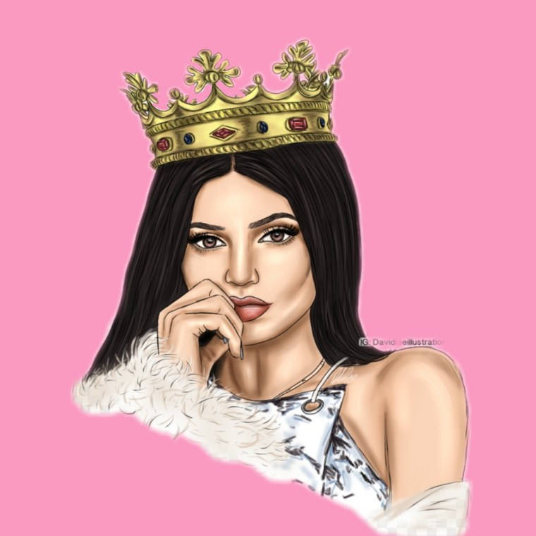 Кайли Дженнер арт