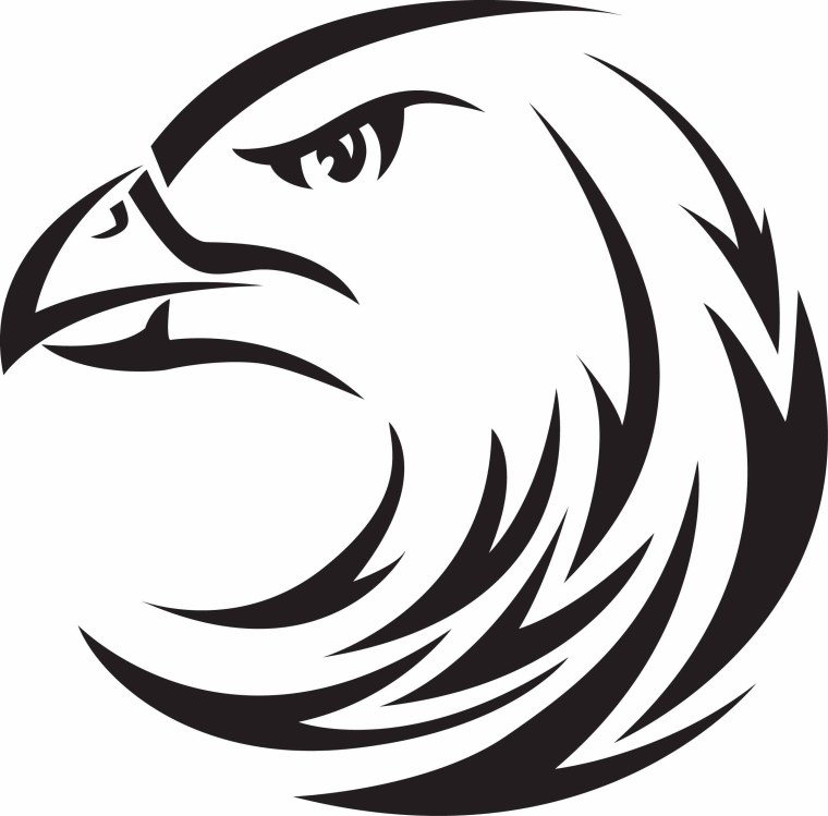 Стилизованная голова орла