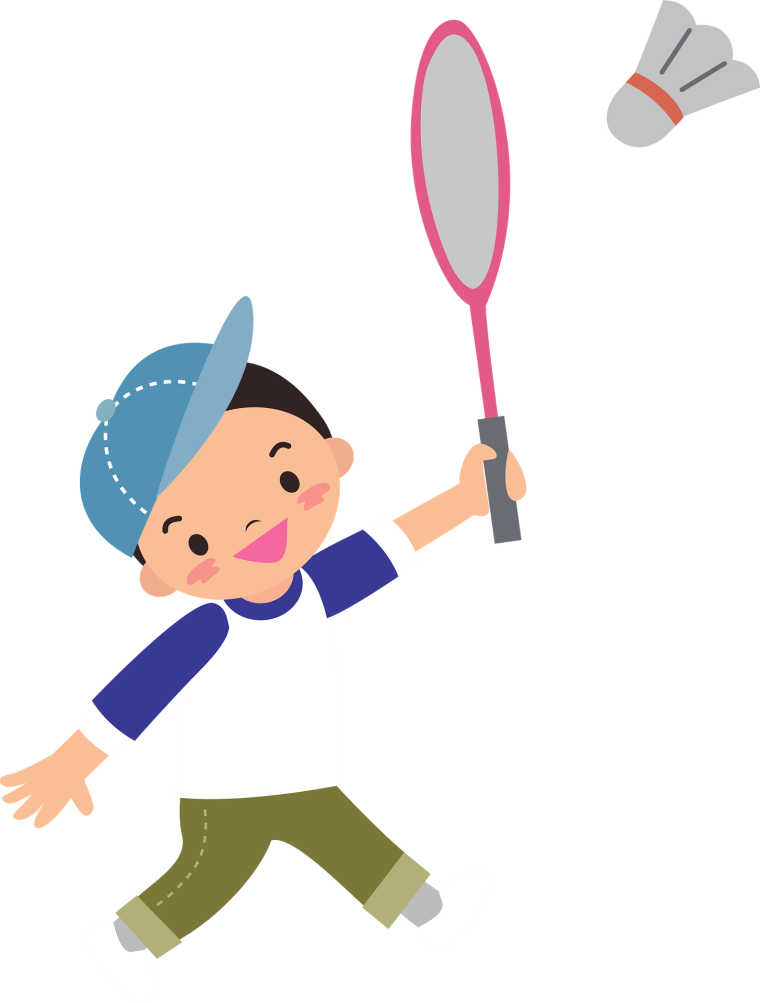 Бадминтон мультяшный