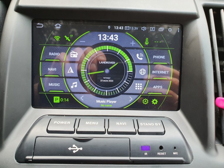 Подсветка сенсорных кнопок магнитолы Teyes