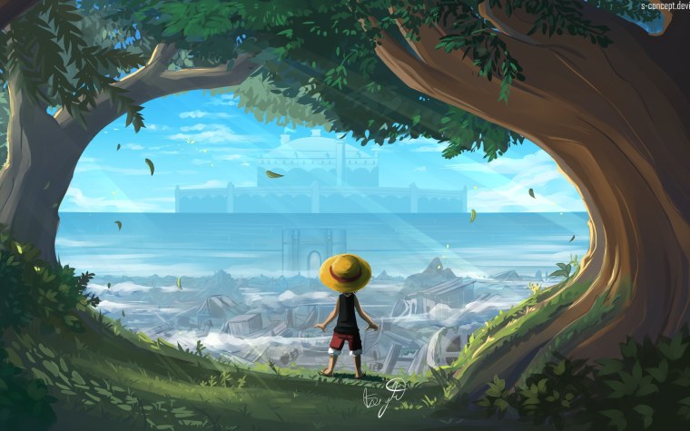 Ван Пис рабочий стол 4к