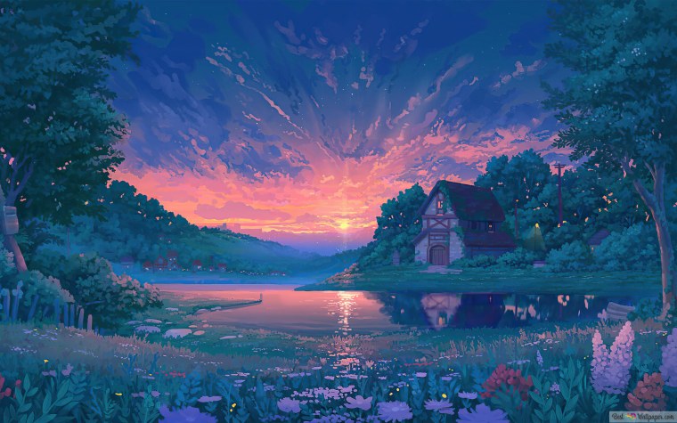 Аниме пейзаж