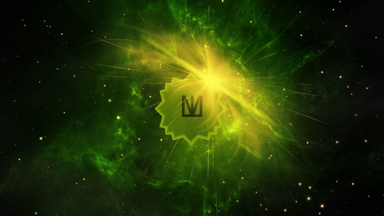 Темно зеленый космос