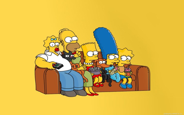 Фото на рабочий стол симпсоны