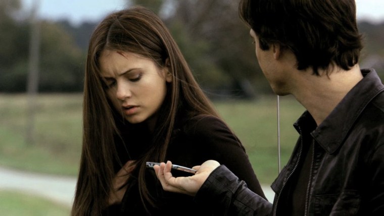 Елена Гилберт и Деймон Сальваторе арт