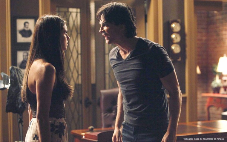 Сериал дневники вампира Елена и Деймон