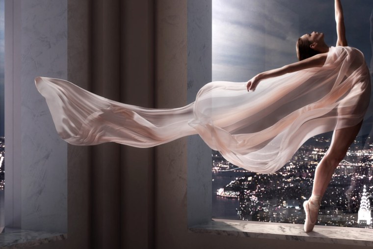 Красивый изгиб спины