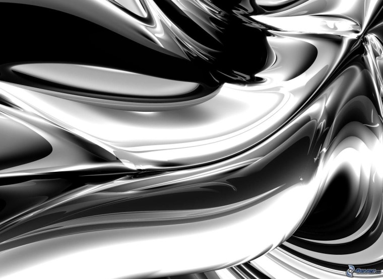 Абстракция в черно-белом цвете