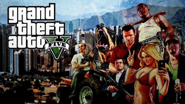 Grand Theft auto 5 Постер
