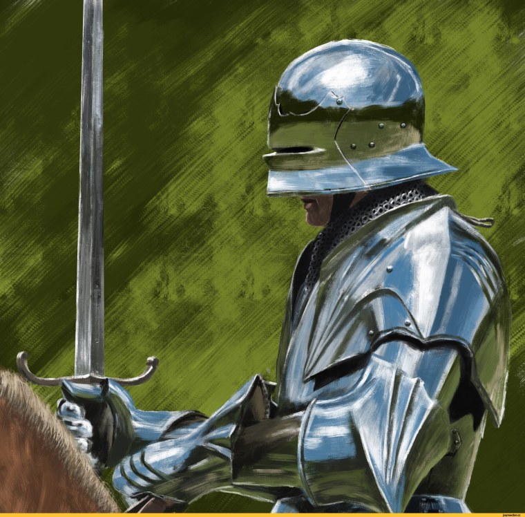 Рыцарь сбоку