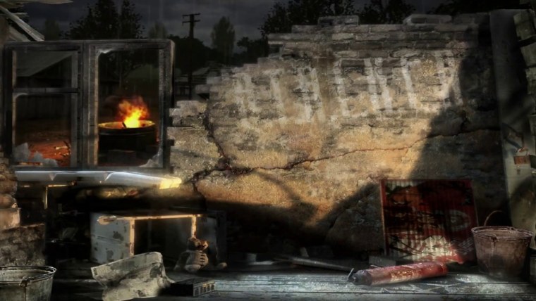 Сталкер тень Чернобыля меню